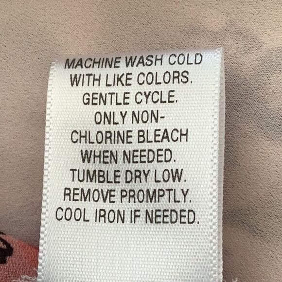 CANDIES SLEEVELESS TOP BLOUSE ALL OVER FLORAL PRINT MEDIUM - Picture 7 of 8